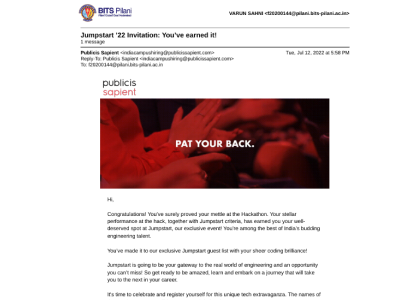 Publicis Sapient - Jumpstart