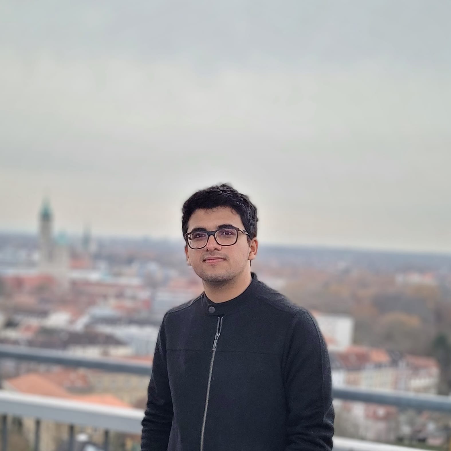 Varun Sahni outdoors overlooking a city
