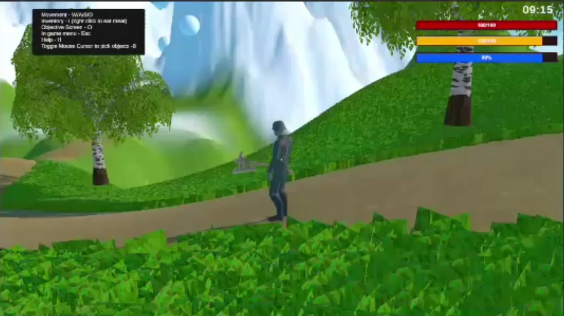 Cliffside Conquest, frame from the project video